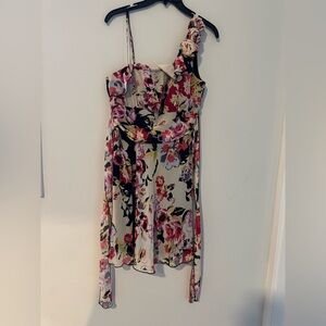 Speechless floral print One Shoulder Dress, size 11